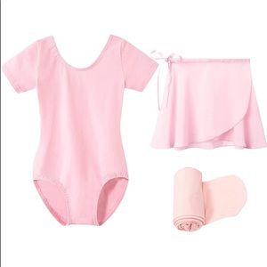 NWOT girls dance leotard set